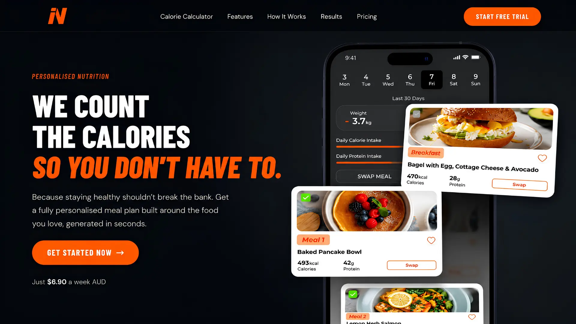 Incheckfit — A nutrition and fitness management app for wellness tracking and monitoring.